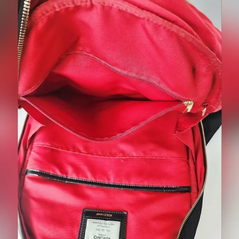 Knomo London Beauchamp Laptop Backpack Black Unisex